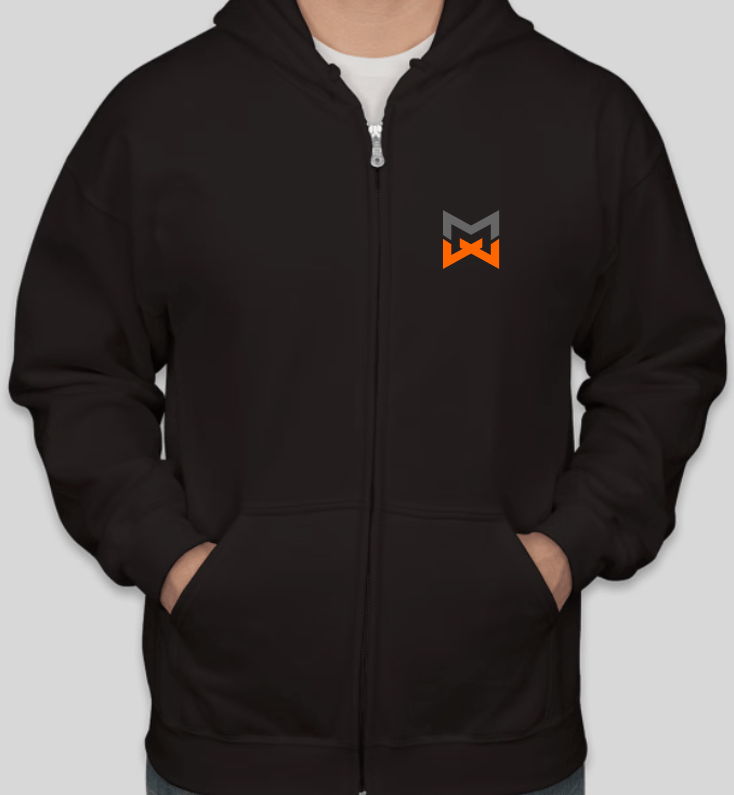 MMW Hoodie Full Zip with Pockets